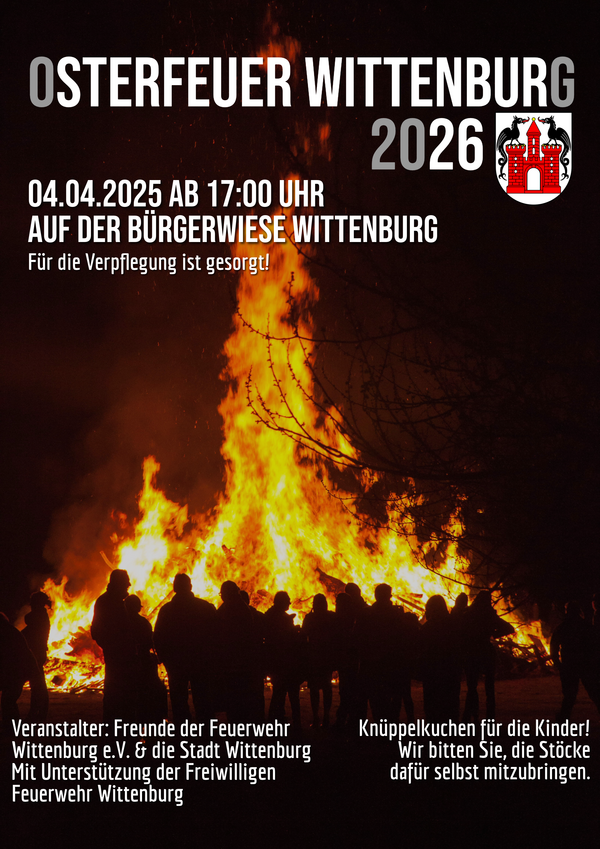 Bild vergr&ouml;&szlig;ern: Osterfeuer 2026