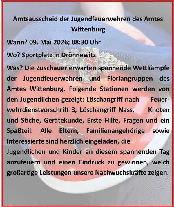 Bild vergr&ouml;&szlig;ern: Ausscheid Jugend Vorank&uuml;ndigung