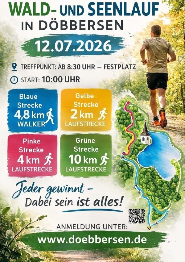 Bild vergr&ouml;&szlig;ern: Plakat Seenlauf 2026_