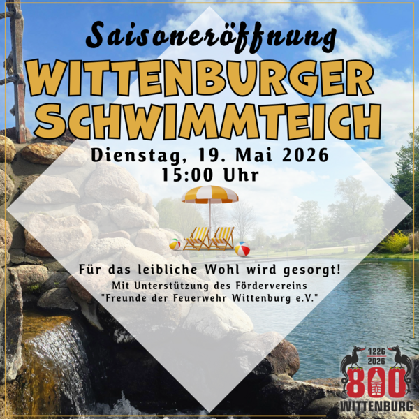 Bild vergr&ouml;&szlig;ern: Saisoner&ouml;ffnung Schwimmteich 2026