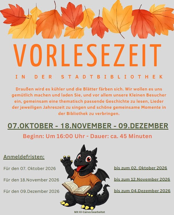 Bild vergr&ouml;&szlig;ern: Vorlesezeit
