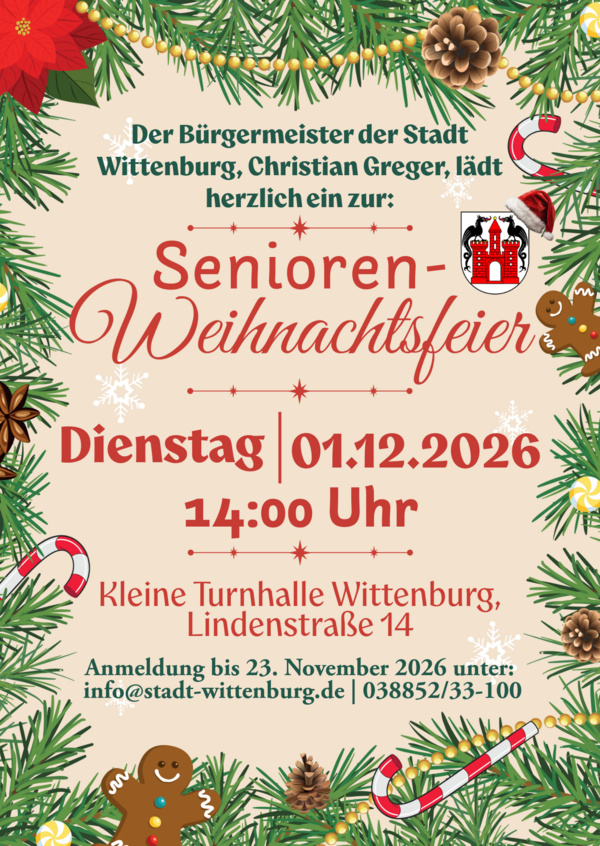 Bild vergr&ouml;&szlig;ern: Seniorenweihnachtsfeier 2026